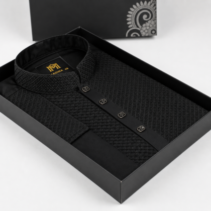 New Premium Quality Panjabi Black 594 (Copy)