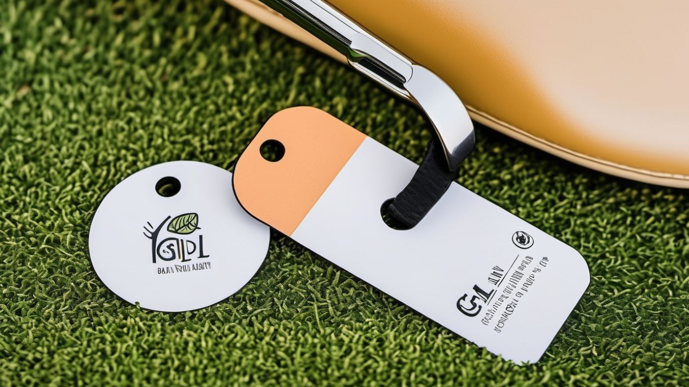 golf pad tags