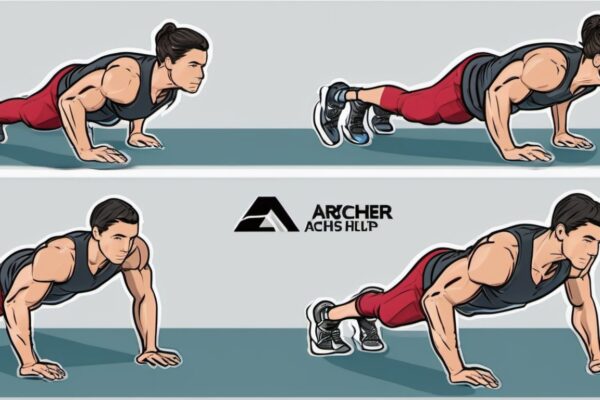 how to do archer push ups correctly