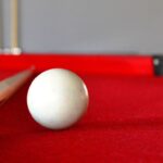 what is the red dot on a cue ball
