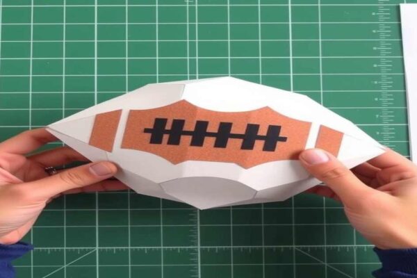 how to make football from paper