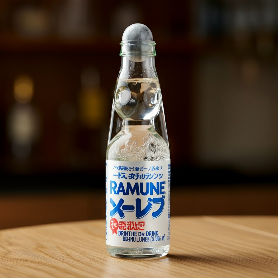 how to open ramune drink