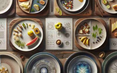 the top of the plate where food is placed is called