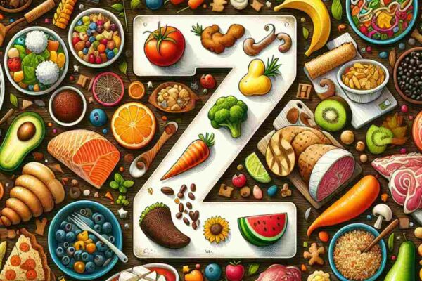 what food starts with z