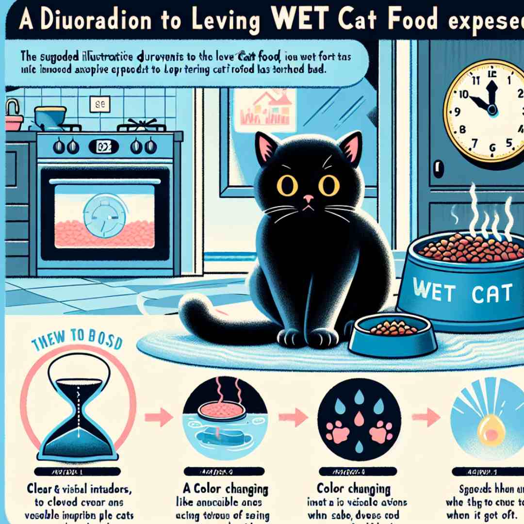 how long can wet cat food sit out