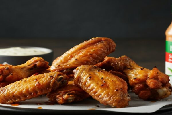 fried chicken wings using italian salad dressing recipe