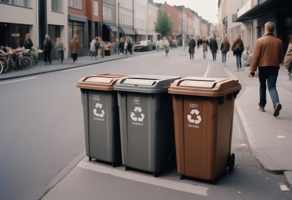 how should food workers keep garbage cans clean and free of buildup