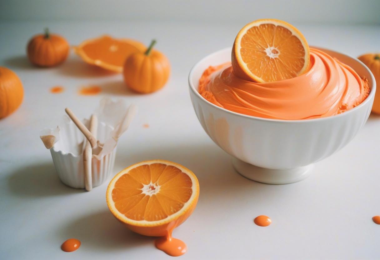 how to make orange food coloring