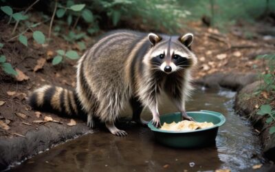 why do raccoons wash their food