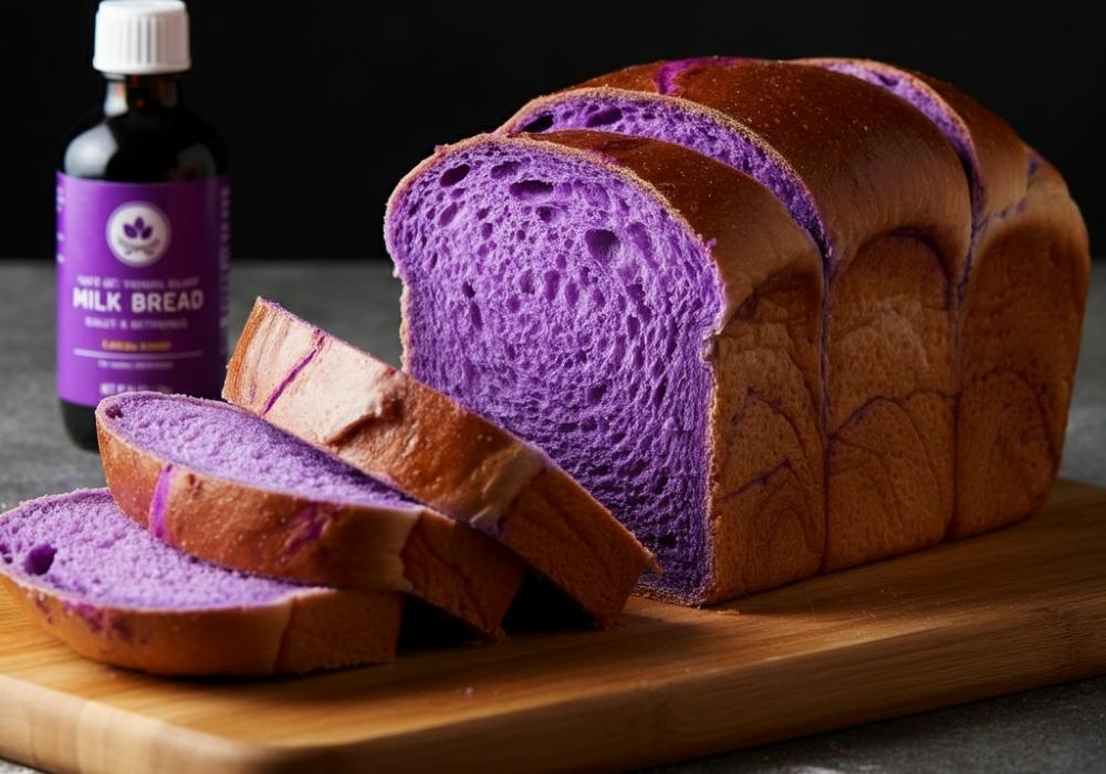 can i add ube extract to a milk bread recipe