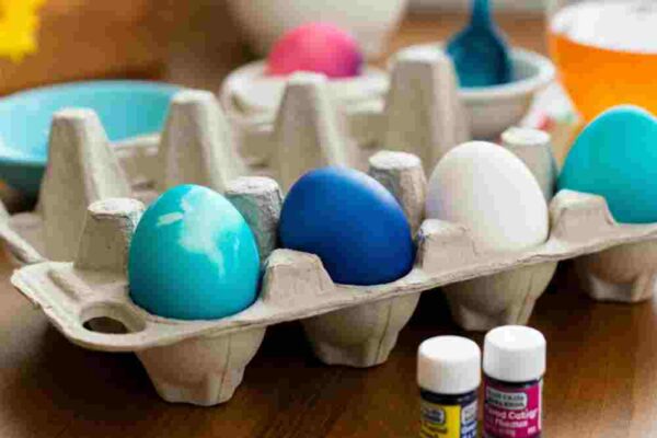 how to dye eggs with gel food coloring