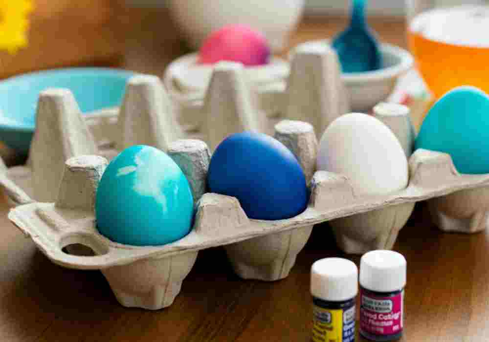 how to dye eggs with gel food coloring