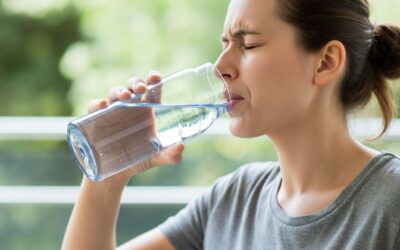 why does my stomach hurt when i drink water