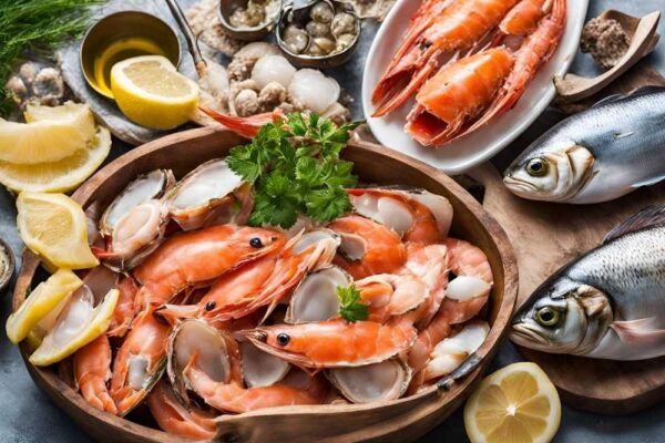 how to clean seafood with salt water