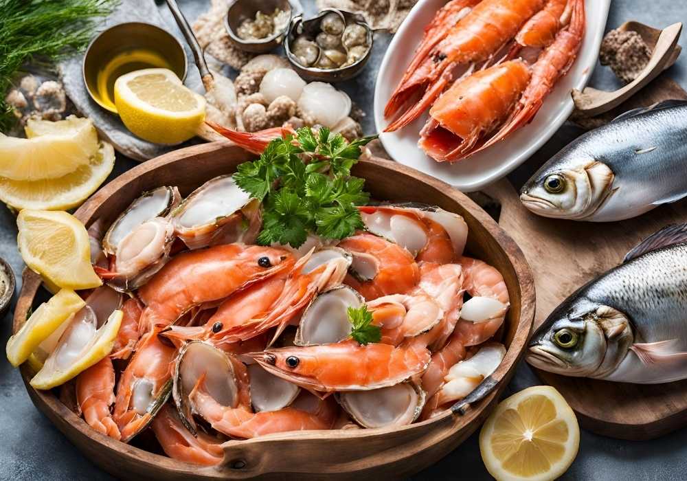 how to clean seafood with salt water