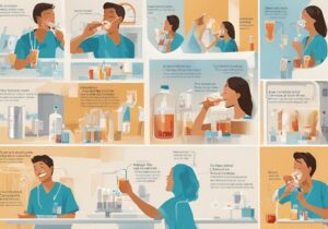 how to drink oral contrast for ct scan