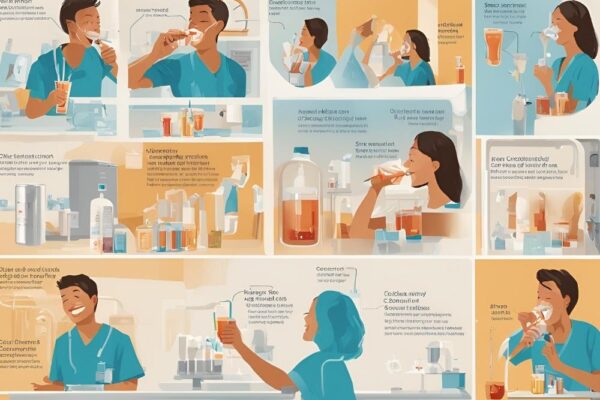 how to drink oral contrast for ct scan