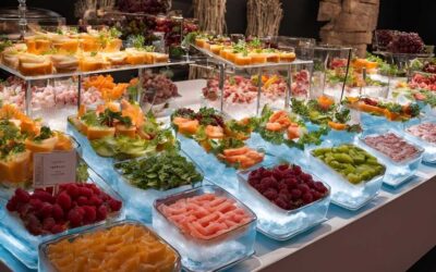 when you display food in ice