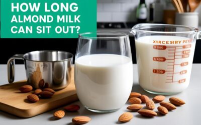 how long can almond milk sit out