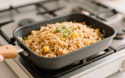 how to heat up fried rice