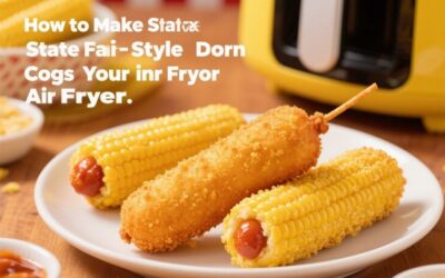 air fryer state fair corn dogs