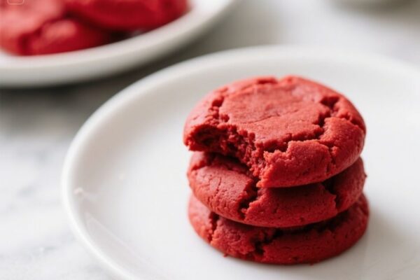 3 ingredient red velvet cookies