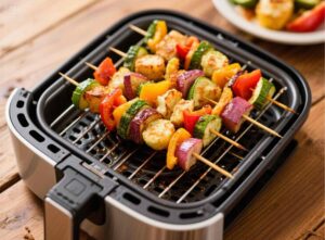 veggie kabobs in air fryer