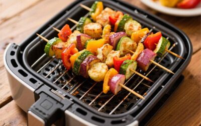 veggie kabobs in air fryer