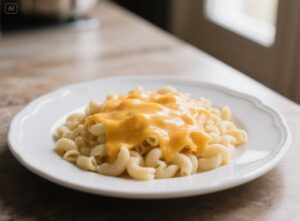 white cheddar mac n cheese