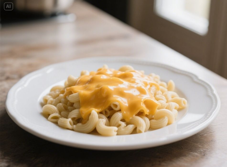 white cheddar mac n cheese