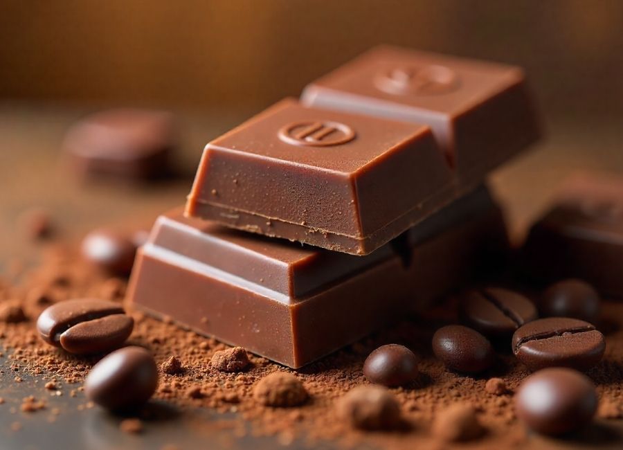 does mocha chocolate have caffeine
