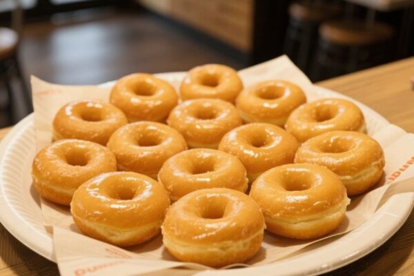 how much are a dozen donuts at dunkin