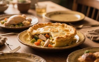 what goes with a chicken pot pie