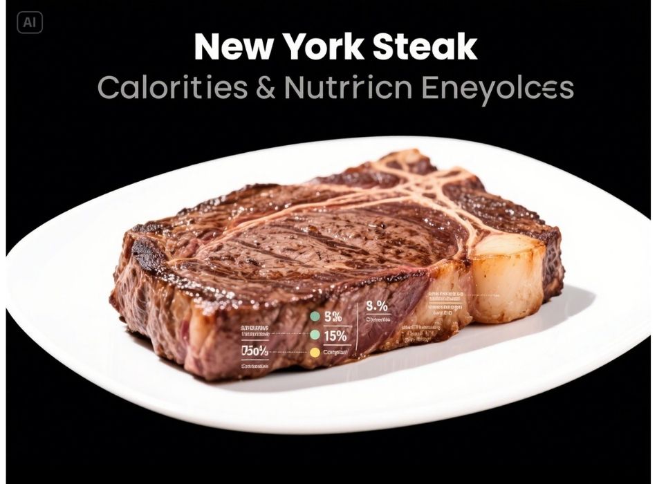 new york steak calories