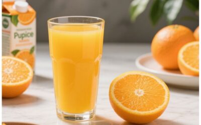 orange juice with pulp