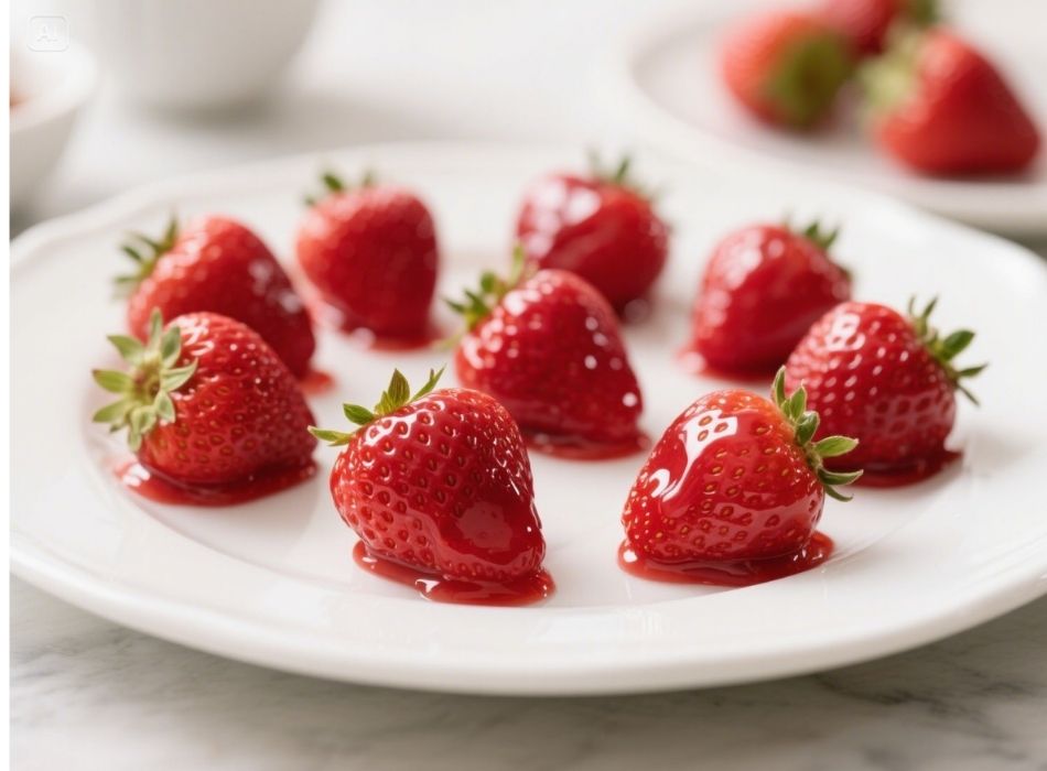 candied strawberries
