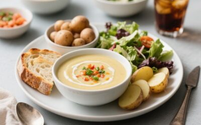 what goes with potato soup