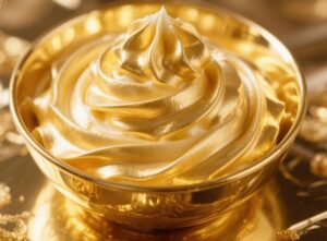 how to make gold buttercream frosting