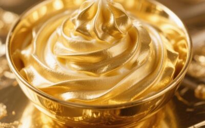 how to make gold buttercream frosting