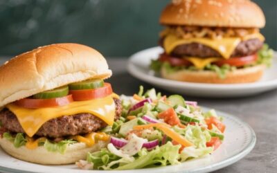 cheeseburger salad vs cheeseburger