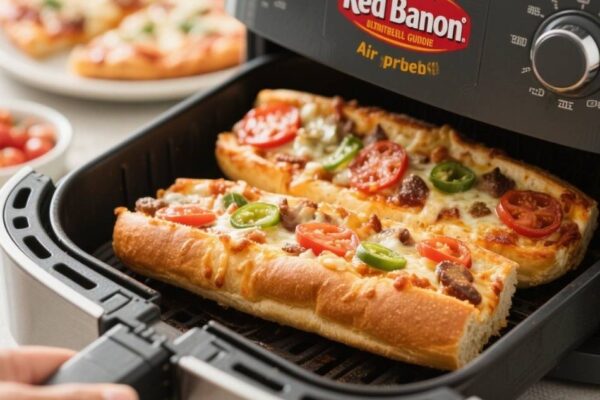 how to air fry red baron french bread pizza
