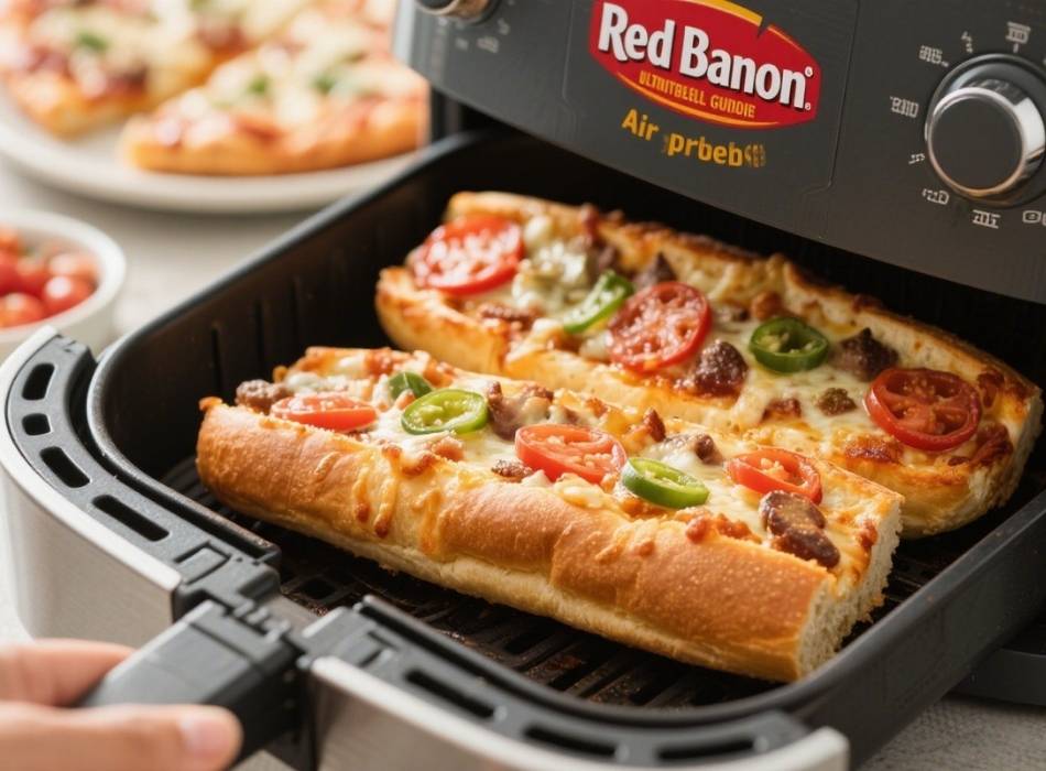 how to air fry red baron french bread pizza