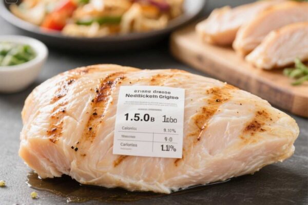 1 lb chicken breast calories