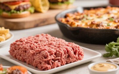 how many calories in 1 lb of ground beef