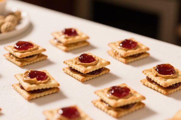 Peanut Butter Jelly Crackers Recipe peanut butter jelly crackers