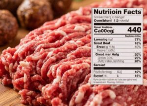 how many calories in 1 pound ground beef