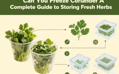 can you freeze coriander