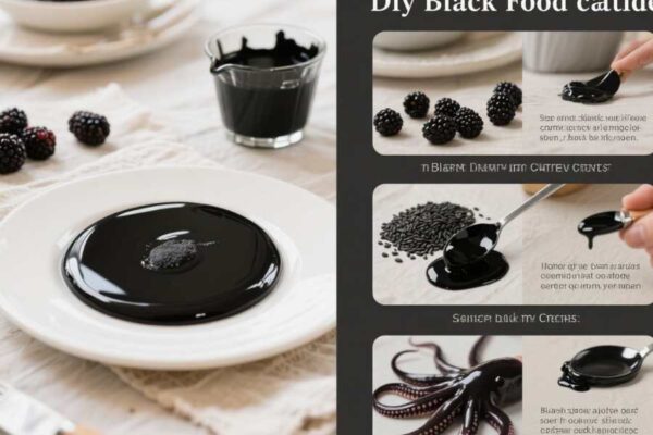 how to make black food coloring