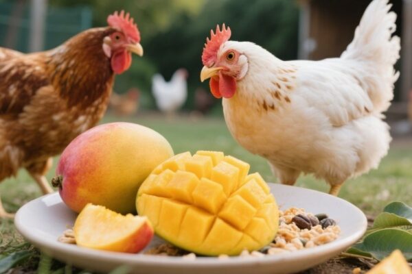 can chickens have mango