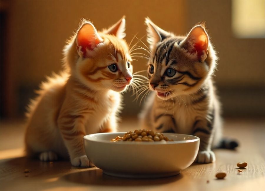 when to switch from kitten to cat food